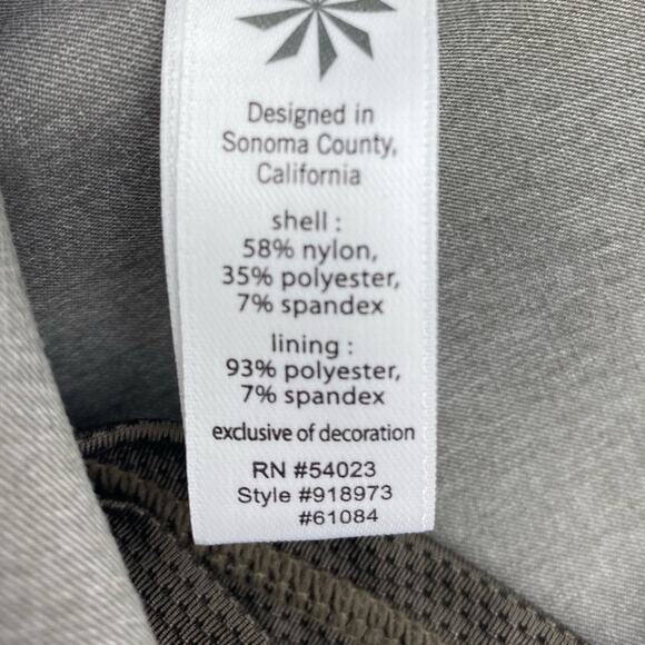 Athleta Skort 14P Take A Hike Dipper Womens Dusty Green Pockets Inner Shorts - Picture 10 of 12